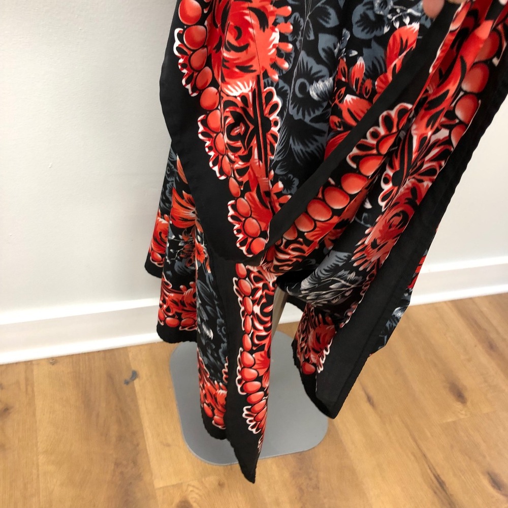 Miss Lavish London Kaftan Dress Lot Womens 20-24 Plus Black Red Floral Kimono - Picture 6 of 16